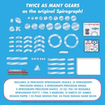Classic Gear Design Art Kit with Spiro-Tracks, Storage Case & Design Sheet, Ages 8+
