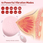 Nipple Vibrator, Nipple Toys With 10 Vibrating Modes, Remote Control Nipple Massage, Breast Vibrating Stimulator, Adult Sex Toys For Women