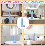 4.7 Inches Realistic Soft Dildo For Beginners,With Powerful Strong Suction Cup Anal Dildos Lifelike Fake Penis For Women/Men/Gay, Adult Sex Toys For G Spot Stimulator Anal Plug Training Sets (Blue)