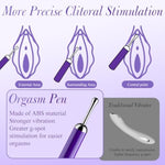 Women'S Pleasure Sex Toys Clitoral Vibrators Massager, Adult High-Frequency 10 Modes Rechargeable Quiet Couple'S Sex Toy, G-Spot Orgasm Pen And Nipple Stimulator Sex Toy For Female