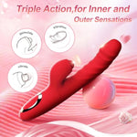 Clit Stimulator Vibrators?G Spot Couple Vibrator. Dildo. Adult Sex Toys,10 Thrusting Vibrator Dildo .Sex Toy for Women?Female Vibrator Wand,Vibrator Gifts for Women ?Quiet Adult Sex Toys