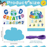30 Sets Creation Crafts for Kids, Sunday School Bible Crafts, Christian Education Activity Kit