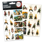 Deluxe Kimetsu no Yaiba Stickers Bundle, 8 Sheets of Premium Stickers for Party Favor Arts & Crafts