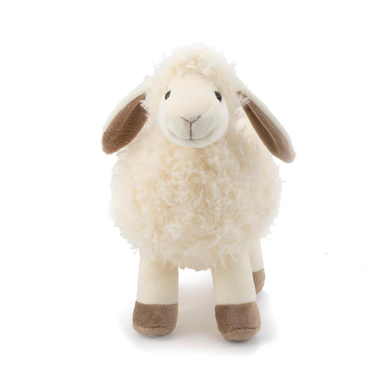 8.5" White/Cream Sheep Stuffed Animals For Boys And Girls,Soft And Adorable