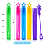 Mini Bubble Wands Bulk Pack - 500 Pieces in 10 Vibrant Colors, Perfect Summer Party Favors for Kids