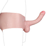 Durable Liquid Silicone Made Male Penis Sleeve Hollow Sleeve Pant, Huge Dildo Strap On Wearable Panties, Harness Dildo Adult Sex Toy For Men Women