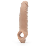 Mega Mighty Flesh Tan Male Sheath Extender with Ball Loop - 3 Extra Inches