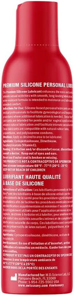 Silicone Lubricant Gel – Long-Lasting, Latex Safe, Unscented & Waterproof, 6 OZ