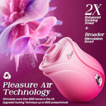 Rose Sex Toy Sucking Vibrator - Womens Sex Toys Adult Toy With 10 Sucking & Vibrating Modes, App Control Rose Toy Nipple Clit Sucker G Spot Vibrators, Adult Sex Toy Tool For Couples Female