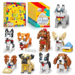 9Pack Party Favors Mini Dogs Building Set, Adorable Animals Building Set For Classroom Prizes Goodie Bags Stuffers, Party Favors Birthday Gift For Kids 8+ (1002Pcs)
