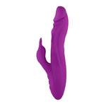 Booster Rotating Rabbit Vibrator - 100% Waterproof, Usb Rechargeable Vibrator 7 Speeds & 360 Degree Rotation - Clitoral Stimulator Rabbit Dildo Adult Sex Toys For Women (Purple)