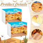 Desert Habitat Diorama Kit with Cardboard Display Box, Sand & Double-Sided Tape