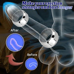 Stainless Steel Male Penis Cock Ring Thick Metal Cock Penis Ring For Enhance Male Long-Lasting Erection Ability Sex Toy(23Mm)