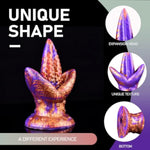 Silicone Tongue Dildo, Anal Docking Plug Sensual Toy Animal Dildo Penis Toy, Colorful G-Spot Stimulation And Anal Play