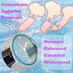 Metal Lock Fine Ring Men'S Extended Penis Ring Scrotum Load-Bearing Exerciser Wide Side