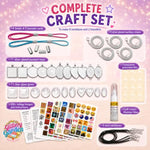Girls Jewelry Making Kit with Necklace and Bracelet Crafting Set