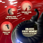 Vibrating Cock Ring Adult Sex Toys For Men, 10 Vibrating Modes Penis Ring Vibrator With Clitoral Stimulator, Male Sex Toy With Ring Clasp, Couple Sex Toys Adult Toys For Men And Women