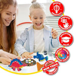 Small World Toys Cast & Paint Dinosaur Craft Kit for Kids Ages 5 and Up