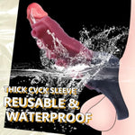 Penis Sleeve Octopus Cock Sleeve Extender, Silicone Penis Enlarger Sleeve With Penis Ring, Penis Extender Enlarger Male Adult Sex Toy