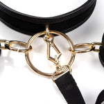 Bdsm Bondage Sex Restraints Set With Nipple Clamps, Adult Sex Toys With Pu Leather Harness Collars With Traction Handcuffs Bondage Gear Accessories, Sex Things For Couples Kinky