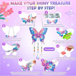 DIY Diamond Art Kits for Kids Ages 8-12, 3 PCS Gem Art Suncatchers for Kids