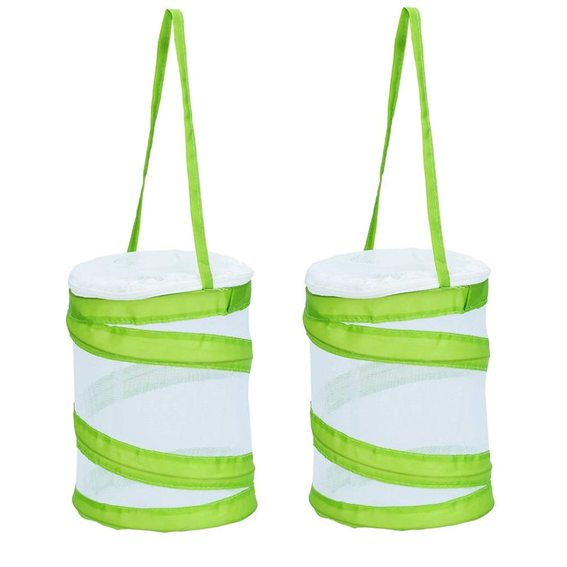 RESTCLOUD 2-Pack Mini Butterfly Habitat, Insect Mesh Cage, Bug Terrarium Po