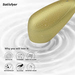 Love Breeze Vibrator Sex Toy | Adult Toys for Women | Clitoral Airpulse Vibrator | Vibrating Sexual Pleasure Device | Stimulation Vibrators | Female Wellness Tools | Woman Sextoy (Yellow)