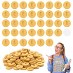 120 Pcs Yellow Felt Circle Stickers, 0.96 Inch Adhesive Craft & Reward Dots