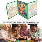 Travel Magnetic Puzzles For Toddlers 3 – 30+Pcs Dino Game With Extra-Long Play Book – Fun Travel Game Toy For Kids Ages 3-5 – Strong Magnets For Car Activities – Fun Toddler Puzzle Ages 3-4