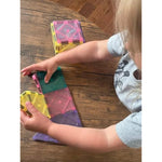 Crayola Magnetic Tiles, Building Set For Kids, Magnetic Building Toys For Kids, Stem Travel, Gift For Boys And Girls Ages 3+, 14-Piece Set (Pastel)
