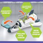 Space Shuttle Toy | Rocket Ship With Astronaut | Space Toys For Kids 3 5