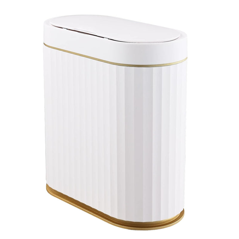 Motion Sensor Trash Can 2.5 Gallon Waterproof Motion Sensor Trash Can, Bathroom
