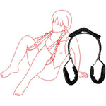 Bdsm Bondage Kit With U-Shaped Pillow Sex Swing Sling Adult Sex Toys With Adjustable Thigh Cuffs Leg Straps Bed Restraints Sets For Sm Game Beginner Couples Sex Pleasure