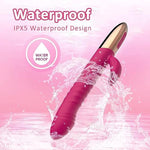 Vibrator Thrusting Dildo For Women - G Spot Vibrator Clitoral Stimulator Sex Toys Dildos Vibrator With 10 Vibration 5 Thrust Mode With Licking, Clit Rabbit Vibrators Adult Sex Toy For Women And Couple