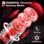 Male Masturbator Male Sex Toys - Sex Toys For Men Penis Pump With 9 Sucking & Thrusting & Rotating & Licking, Mens Sex Toys - Pumps & Enlargers Lcd Adult Toys Pocket Pussy Sex Machine Stroker