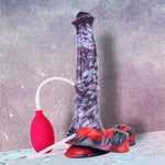 Squirting Horse Dildo Soft Safe Silicone Realistic Ejaculating Dildo Strong Suction Cup 9.8 Inch Thick Animal Dildos Xl Fake Penis Large Butt Plug Adult Toy For Women Gay Couples Man Anal Play
