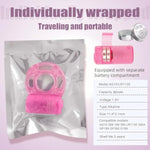 6 Pieces Vibrating Penis Rings, Cockscomb Rings, Clitoral Mini G-Spot Vibrator, Penile Erection Enhancement Products, Adult Pornographic Sex Toys, Male Delayed Ejaculation,Rooster Ring Sex Machine