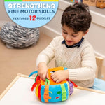 - Bingo Cube - Toddler Plush Preschool Learning Activity Toy - Develop Fine Motor Skills - Counting And Math - Storage For Small Items