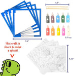 Underwater Sand Art Kit for Kids with 4 Scenes, 10 Sand Colors & 4 Frames
