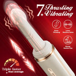 High Speed Thrusting Sex Machine With Heating, G-Spot Vibrator Dildo With 7 Vibrating&Thrusting And Suction Cup, Realistic Adult Sex Toy For Women Pleasure