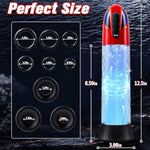 Penis Pump Male Sex Toys - Electric Dick Pump Penis Extender With 10 Erection Training Modes, Cock Pump Automatic Male Masturbator Adult Toys For Men Sex Toys - Pumps & Enlargers With 6 Cock Ring