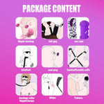 Bdsm Kit Bondage Set,Upgrade17 Pcs Bondage Set With Storage Bag,Adults Restraints Couples Sex Toys, Sexuales Pleasure Sm Toy For Women And Men
