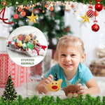 52 Pack Christmas Plushies?Christmas Tree Decorations?Christmas Small Stuffed Animals?Mini Stuffed Animals Bulk?Mini 2025 For Grandkids Teens Women Men