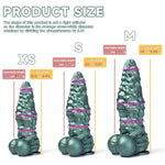 Fantasy Dildo With Suction Cup - Waterproof Realistic Dildo For Men And Women, Perkin Silicone, Mechanical Details And Stimulating Texture, Unisex Sex Toys For G- Spot Stimulation (D222-M)
