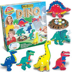 Small World Toys Cast & Paint Dinosaur Craft Kit for Kids Ages 5 and Up