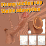 Sex Toy 8.6 Inch Realistic Silicone Dildo,Body-Safe Material Strong Suction Cup Ultra Soft Thick Anal Realistic Dildo G Spot Stimulator For Women & Couple