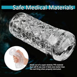 Penis Pump Masturbator Sleeve Realistic Vagina Blowjob Sleeve Replacement Sealing Cap For Male, Penis Vacuum Pump Enhancement Sleeve Accessories Stronger Bigger Erections Pump