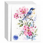 100 Sheets Watercolor Paper, 8.5 x 11 Inch, 300 GSM Cold Press Mixed Media Paper
