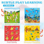 Baby Toys 6 To 12 Months - Baby Tissue Box Toys Montessori Toys For Babies 6-12 Months Soft Crinkle Infant Sensory Toys For 1 Year Old Early Learning Toys Baby Boys Girls Gifts