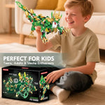 Dragon Rising Mech Building Sets For Adults,Mecha Suit 2-In-1 Transforming Robot Building Blocks Toy,Transform Action Figure Building Kits Models, For Kids Boys Ages 8-14 Year